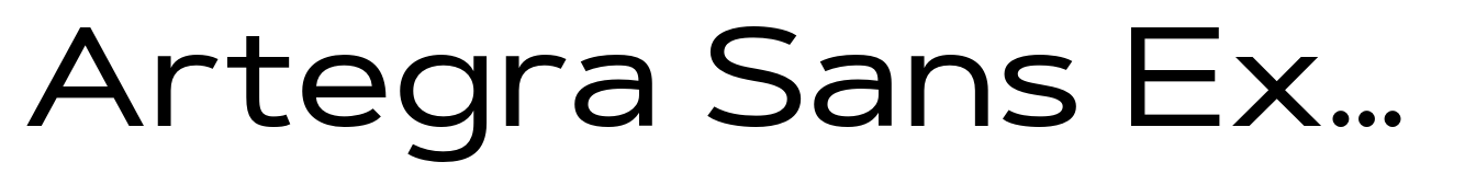 Artegra Sans Extended Medium